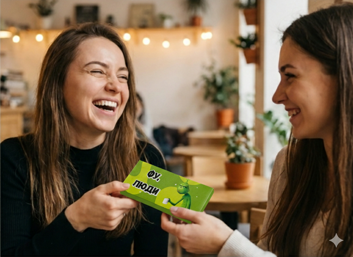 Подарунок шоколадки "Фу люди"